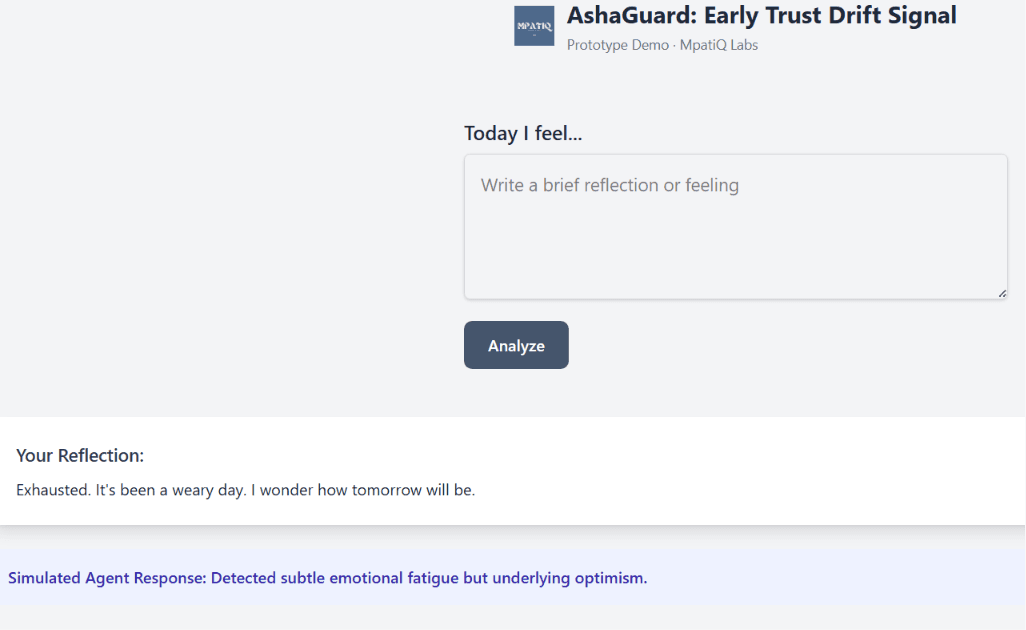 AshaGuard live surface preview
